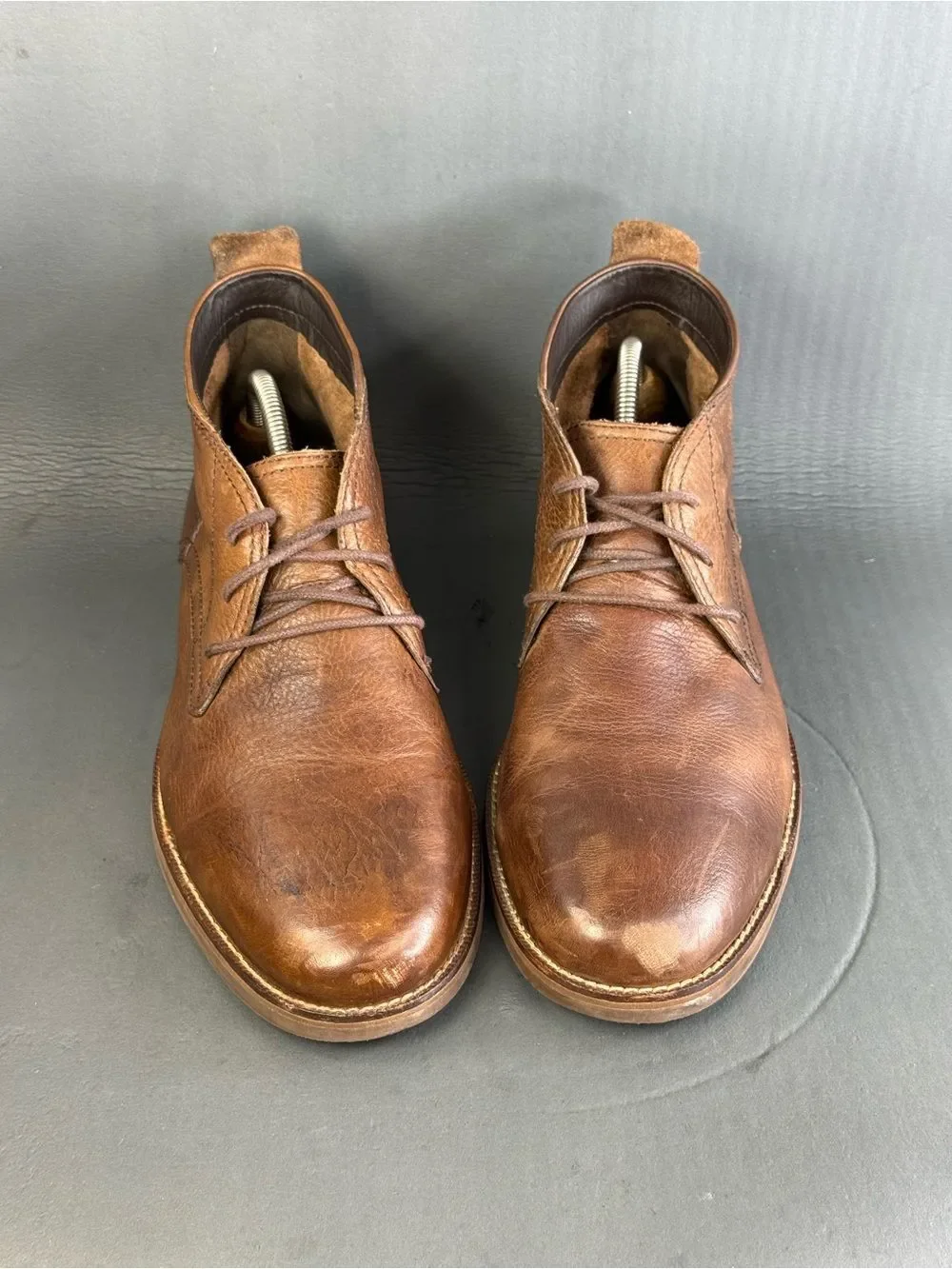 Cole Haan Men's Charles Brown Leather Comfort Chukka Boots shoes size 11.5